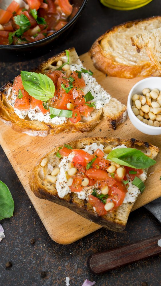 Italská bruschetta